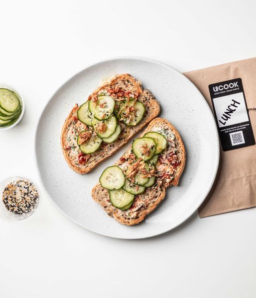 Photo of Cucumber Cream Cheese Toast