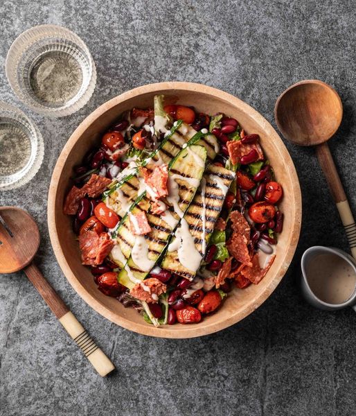 Photo of Warm Zucchini & Chorizo Salad