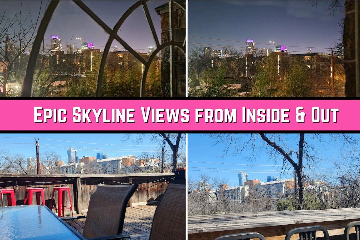 10/10 ATX Location! Patio w/ 65″ TV + Cowboy Pool gallery image 4