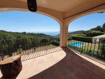 NEW! incredible sea view villa 6/8 people. pool