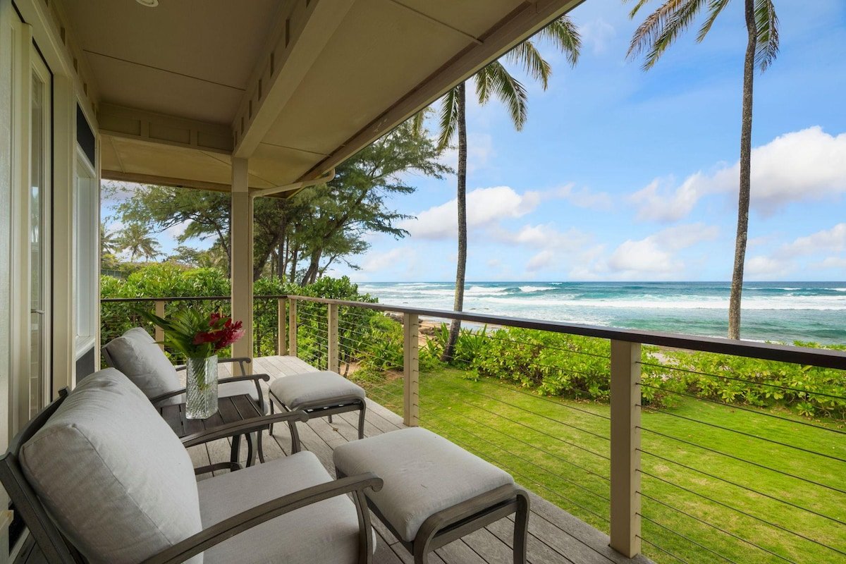 Beachfront Luxury Dream House with A/C & Gym! gallery image 2