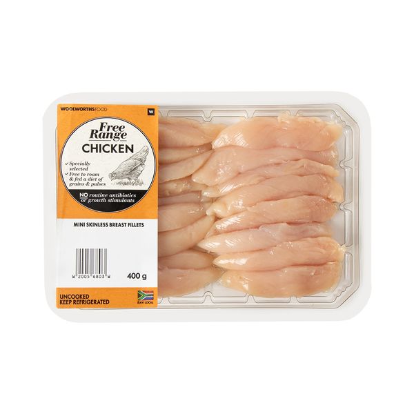 Photo of Free Range Skinless Chicken Mini Breast Fillets 400 g