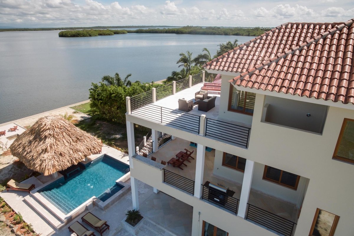 Luxury 3-Story Waterfront Villa with Pool