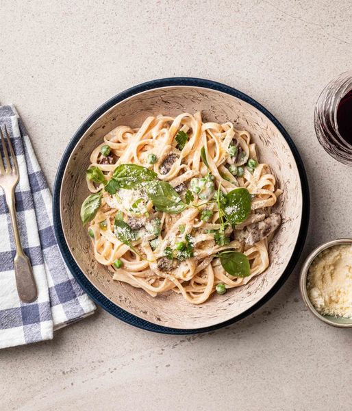 Photo of Creamy Ostrich Pasta