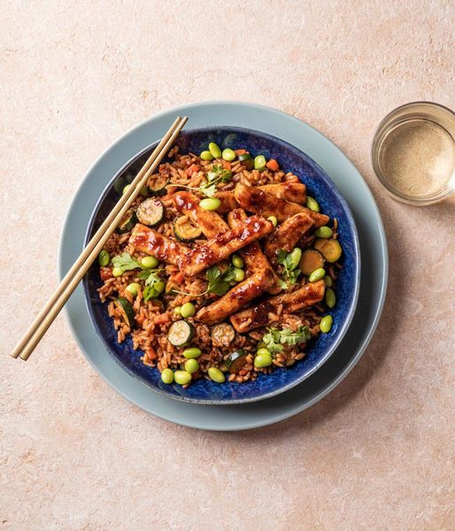 Photo of Sticky Plum Tofu & Rice