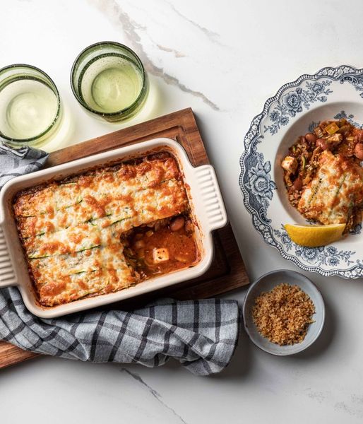 Photo of Vegetarian Zucchini & Feta Gratin