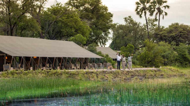 Gomoti Plains Camp Main Area - View from the main area from the full Delta