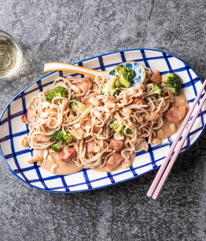 Photo of Satay Pork Kassler & Broccoli