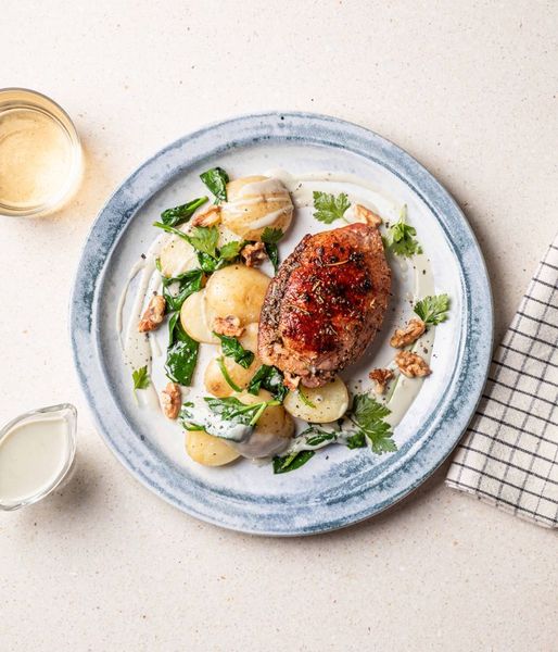 Photo of Pork & Classic Blue Cheese Sauce