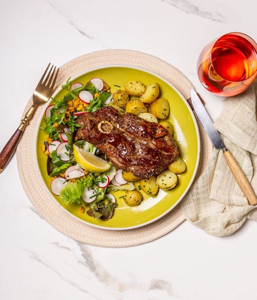 Photo of Lamb Chops & Charred Corn Salad