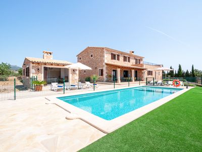 Casa con Piscina, barbacoa, AACC y Wifi