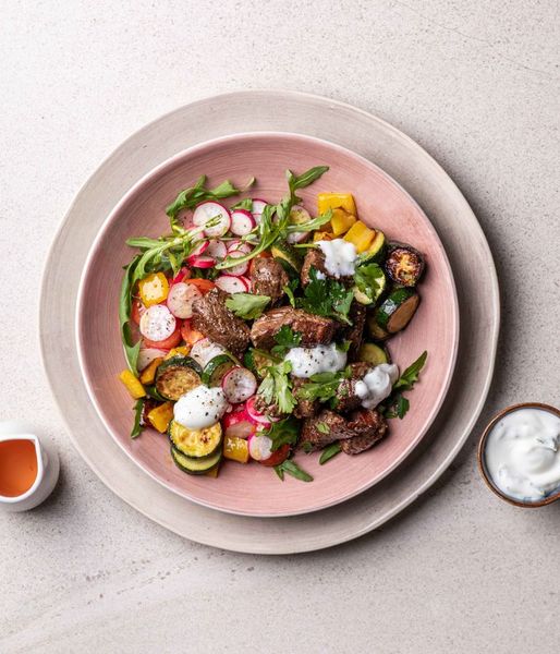 Photo of Baby Marrow & Ostrich Salad