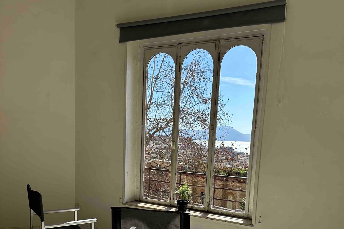 Central apt in a castle tower