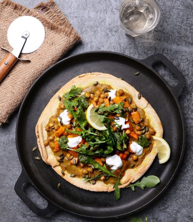 Photo of Butternut Curry Flatbread