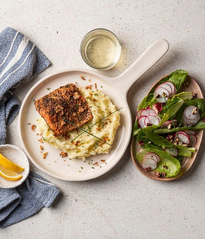 Photo of Rainbow Trout & Chivey Mash