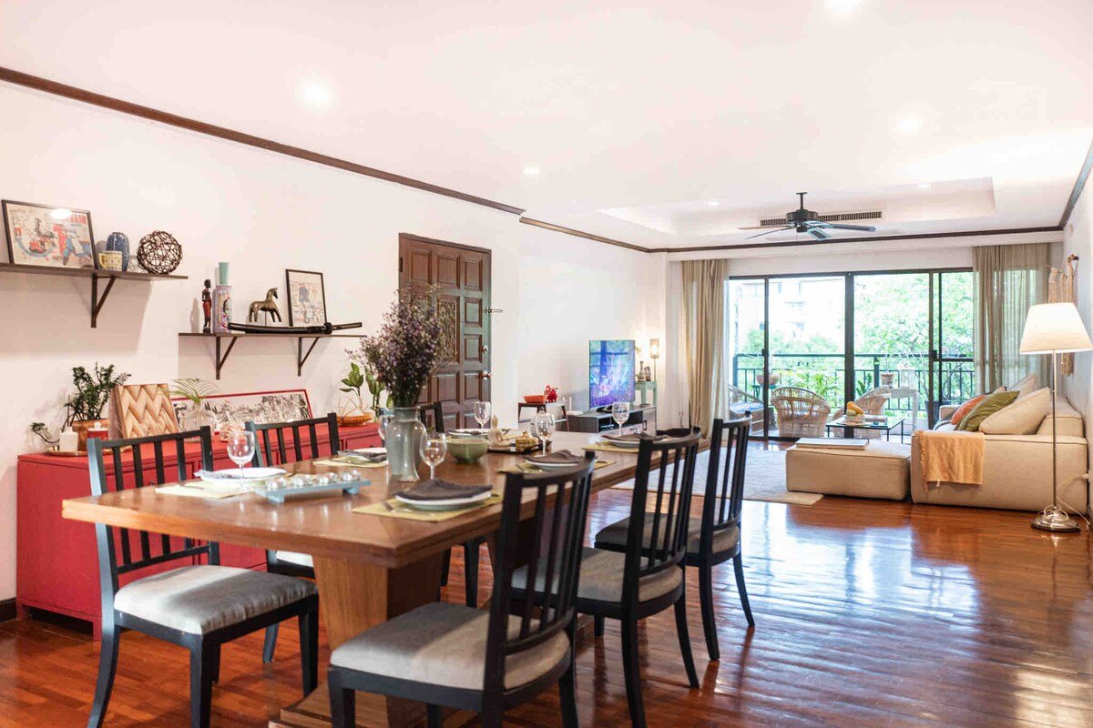 3Bedroom Oasis,7min walk to Asok BTS&Sukhumvit MRT gallery image 4