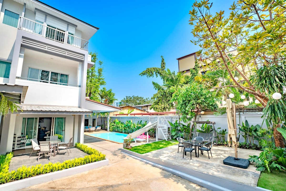 曼谷市中心曼谷T21购物商场Bts Asok独栋私人泳池别墅5卧6卫phrom phong gallery image 2