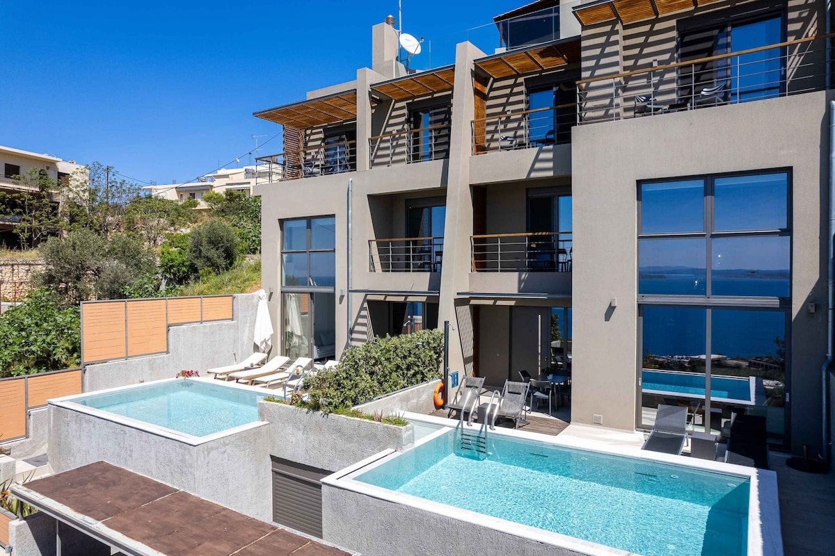 Omnia Villas I Heated* pools & stunning seaview gallery image 3
