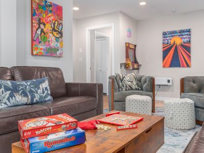 Spacious Creekside Retreat, Games, 2 x fireplaces