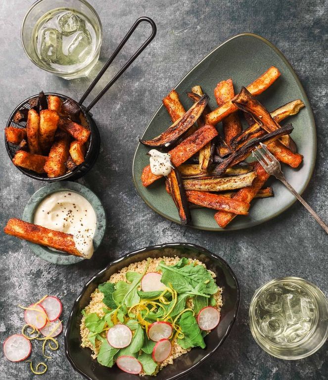Photo of Halloumi & Brinjal Fries