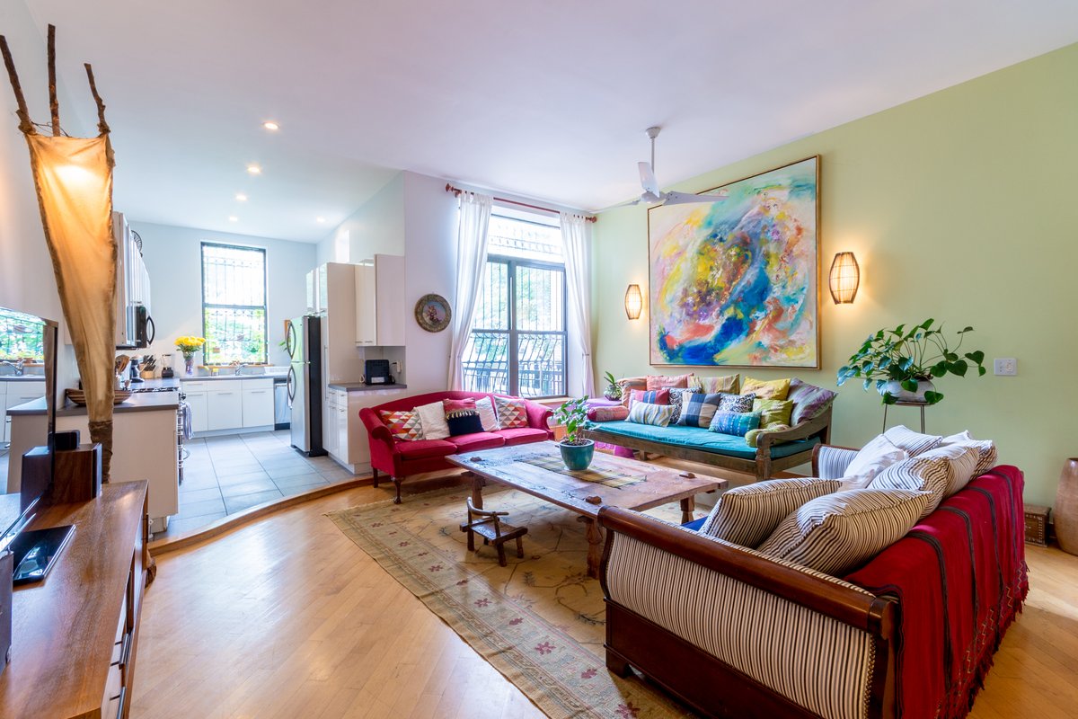 Stunning brownstone in W Harlem 4 Bdr 3.5 B garden