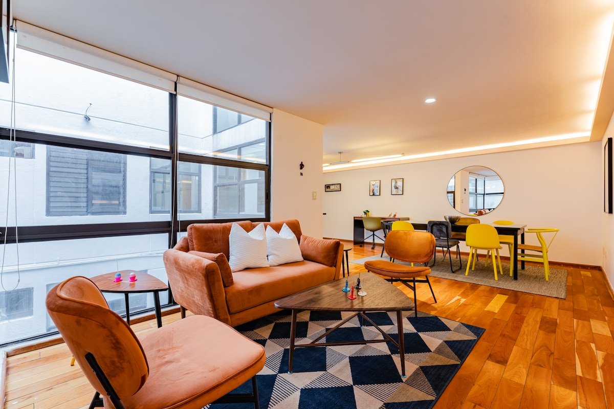 Stylish Apt near Reforma: Private Rooftop/Jacuzzi gallery image 4