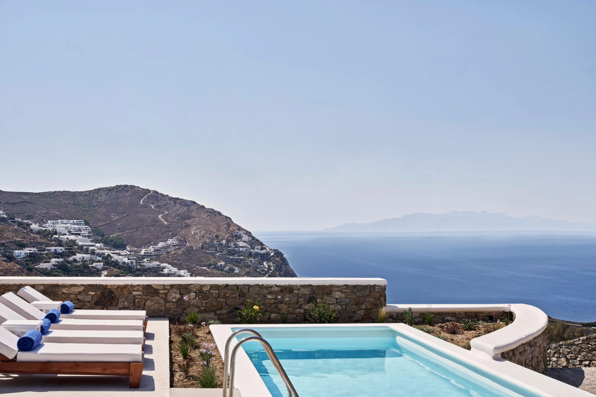 2BR Villa • Private Pool • Sea View • Elia Beach