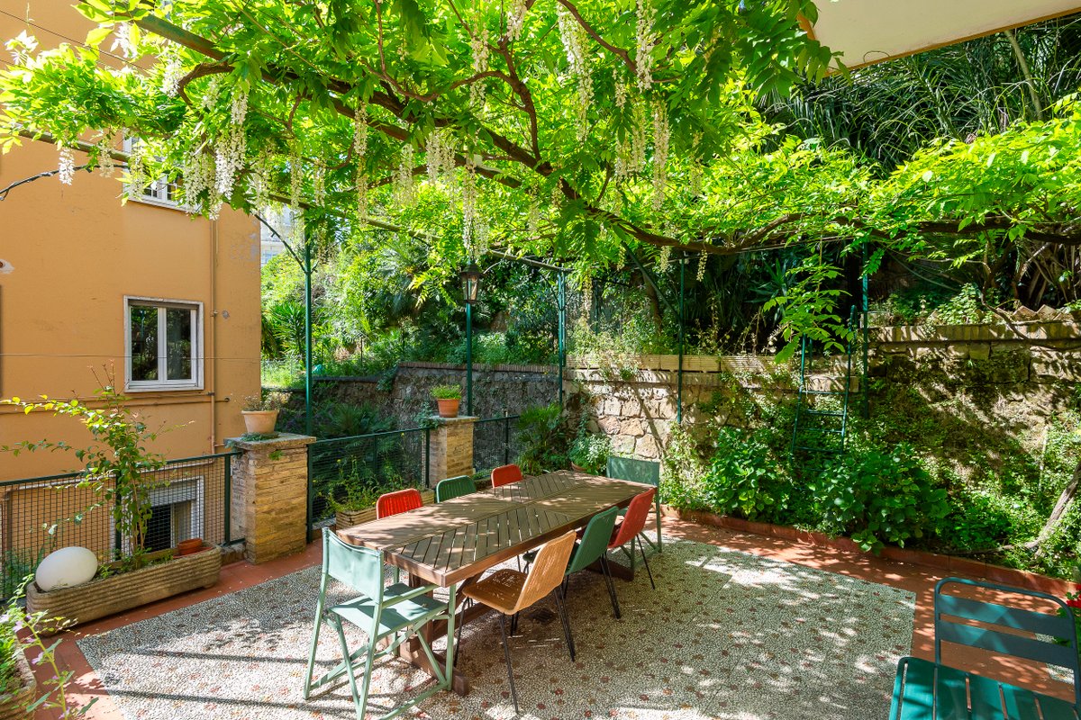Trastevere Lush Garden Apartment