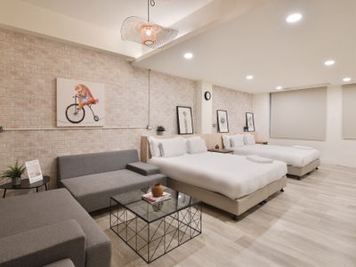 B / 北歐舒適寬敞4房5衛~16人房/MRT中山國中站5Mins/上引水產