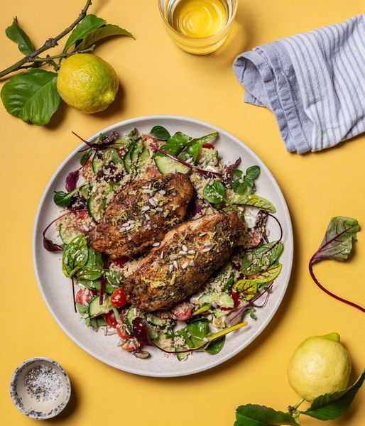 Photo of Lemon Chicken & Greek-style Salad