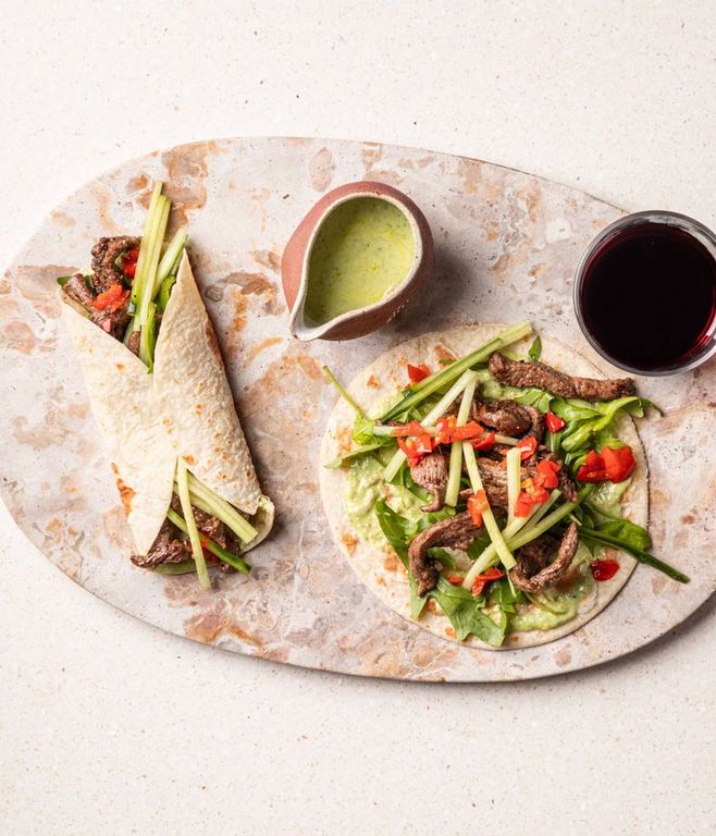 Photo of Coriander & Chilli Beef Rotis