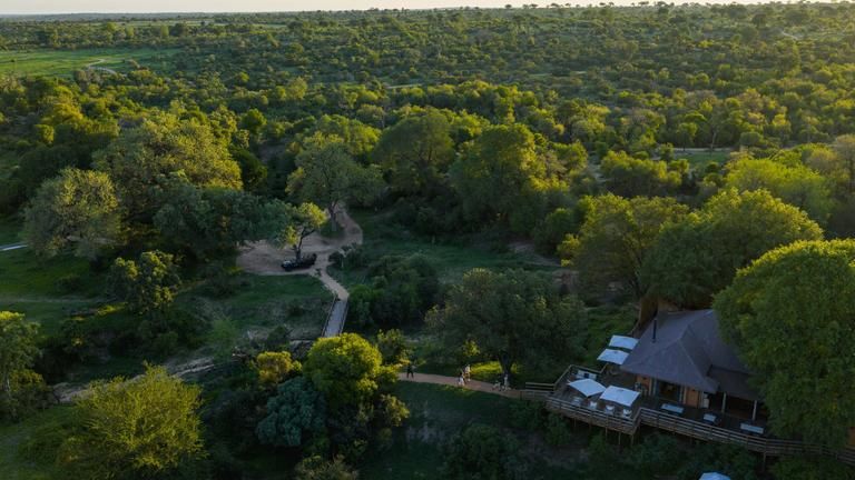 MalaMala Camp From Above