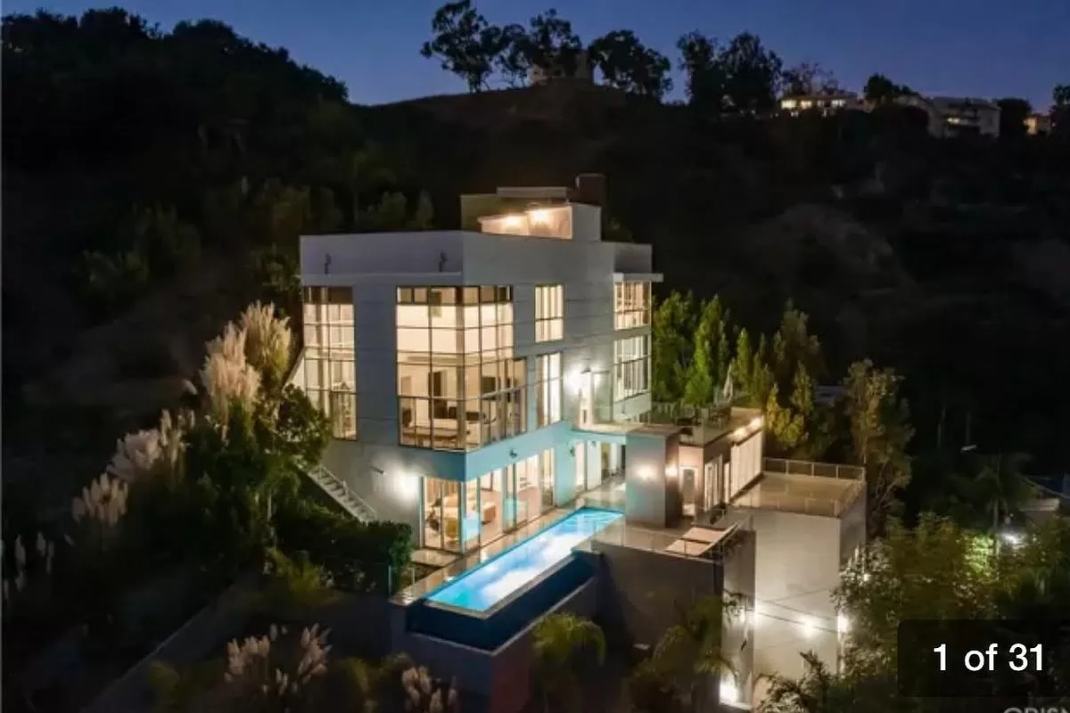The Hollywood Hills Glass House