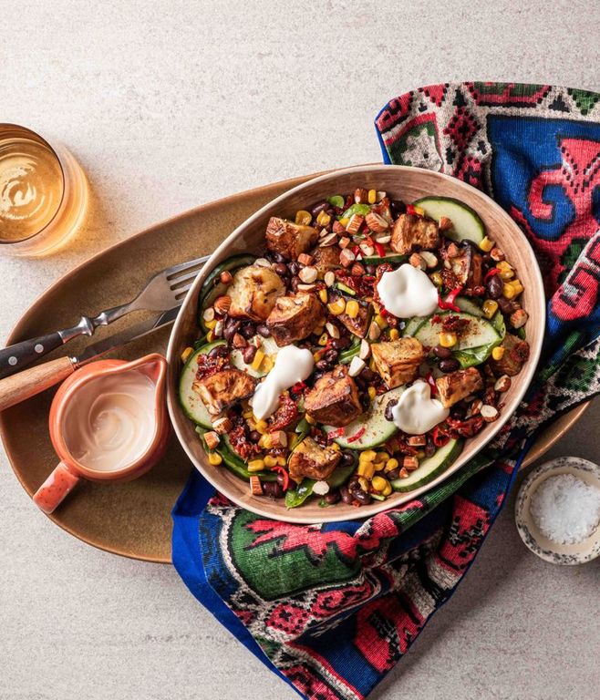 Photo of Mexican Sweet Potato & Corn Bowl