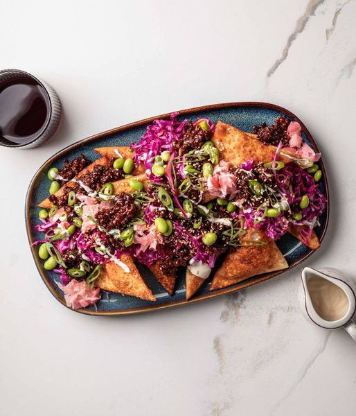 Photo of Beef Wonton “Nachos”