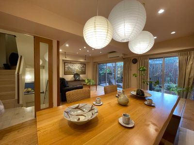 静かな住宅街のテラスのある広い家 103㎡　新宿から15分の野方駅　徒歩7分　昔からのレストラン多数