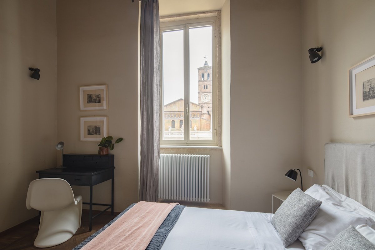 Appartamento di design a Trastevere con terrazzo privato e vista spettacolare gallery image 5