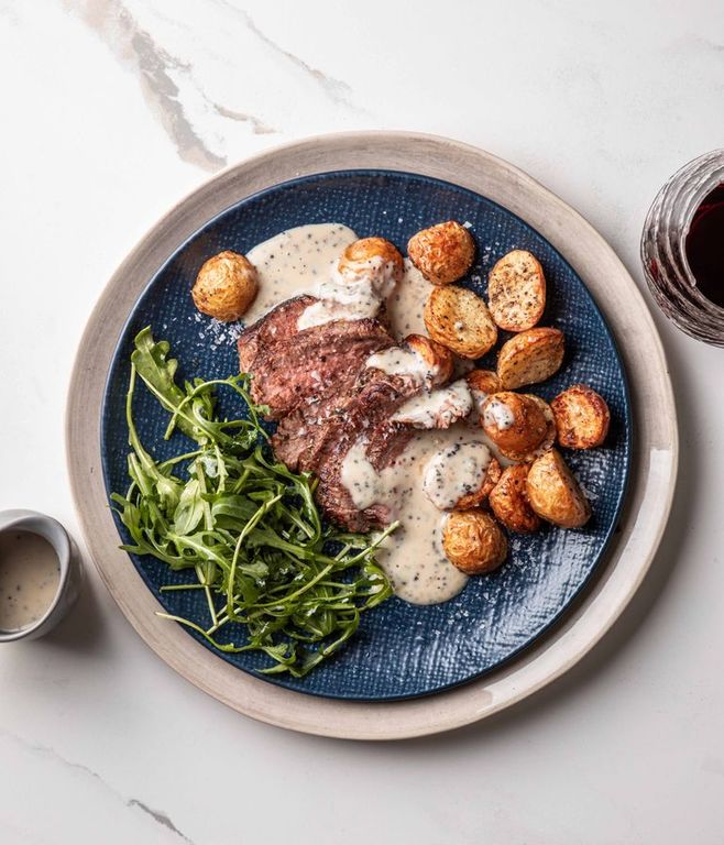 Photo of Creamy Pepper Sauce & Ostrich Rump