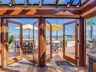 Sunny Bayfront Villa, Eclectic Single-Family Home