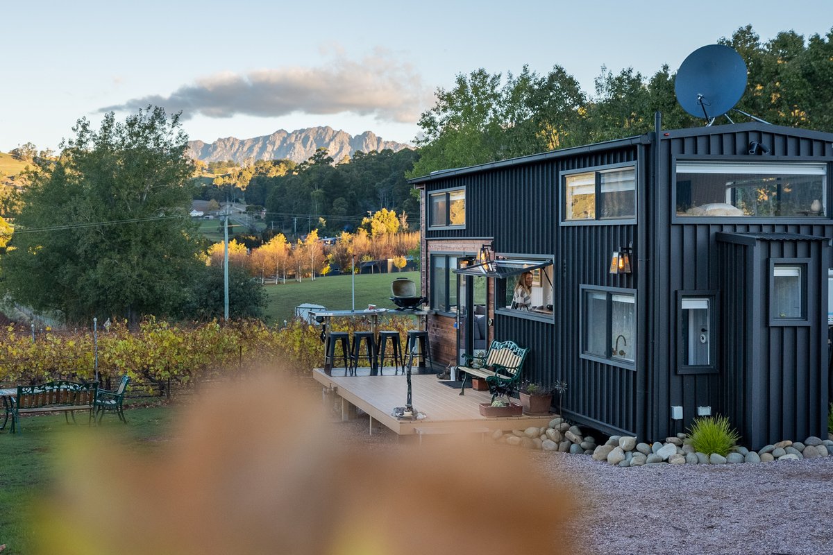 Chardonnay, A Tiny home for up to 4 in a vineyard.