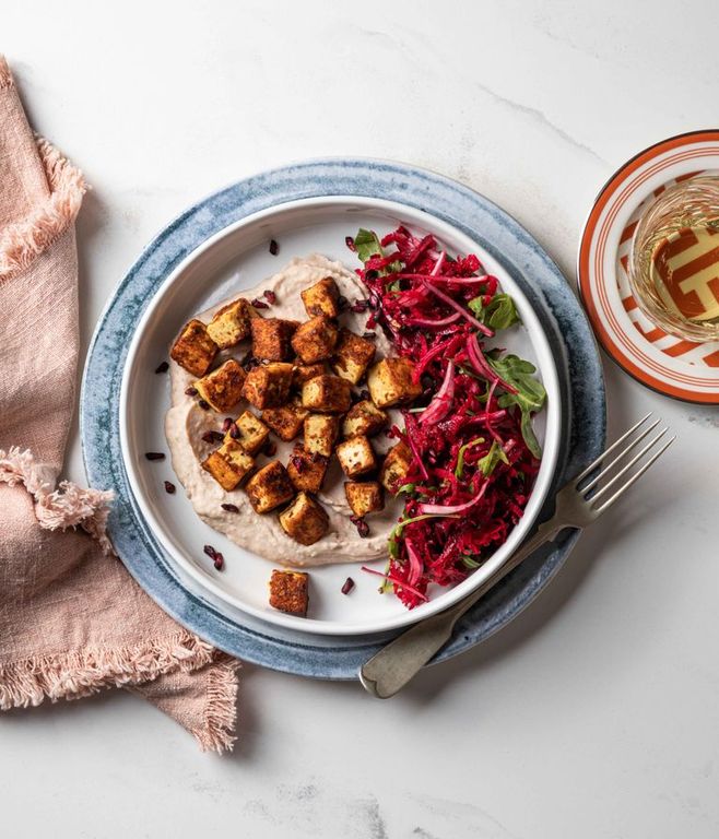 Photo of Spiced Tofu & Cannellini Bean Mash