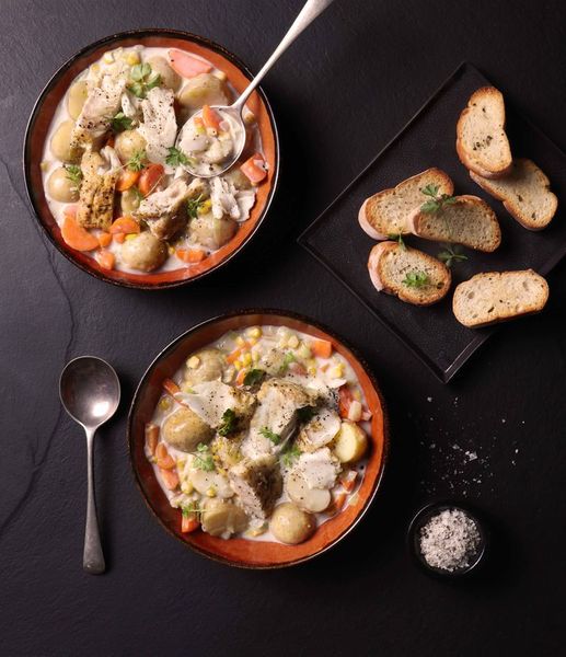 Photo of Chef Sipho’s Hake Chowder