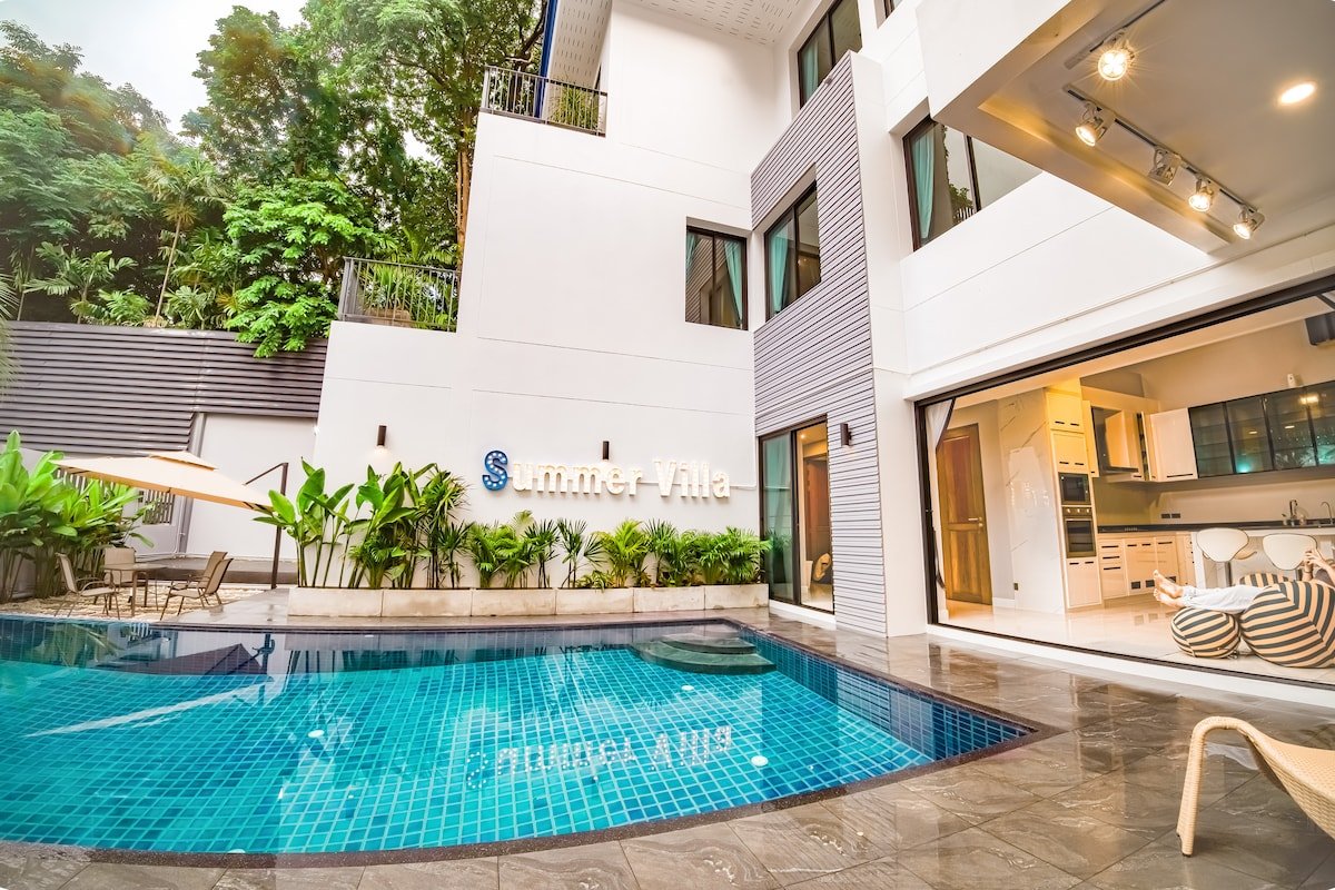 曼谷市中心｜豪华独栋泳池别墅7卧｜BTs Phrom Phong | Emquartier｜Nana gallery image 4