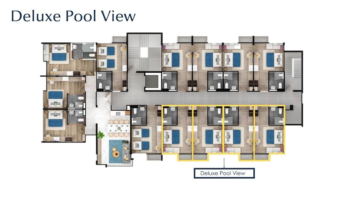 4 Deluxe Room Crystal Pool View! gallery image 3