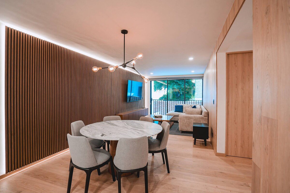 Stunning Condesa 3BR apt Pool, Gym and Co-working gallery image 3