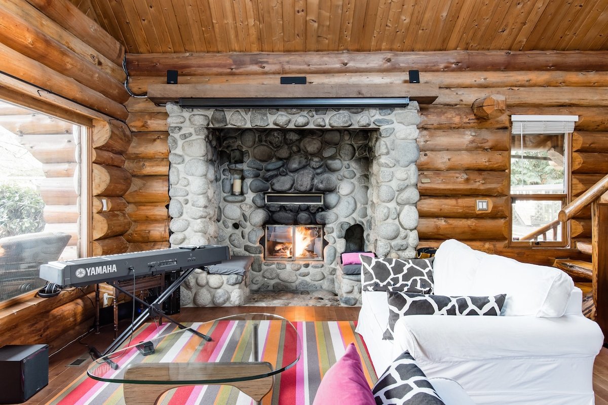 Spacious beachfront loghouse in the city gallery image 2