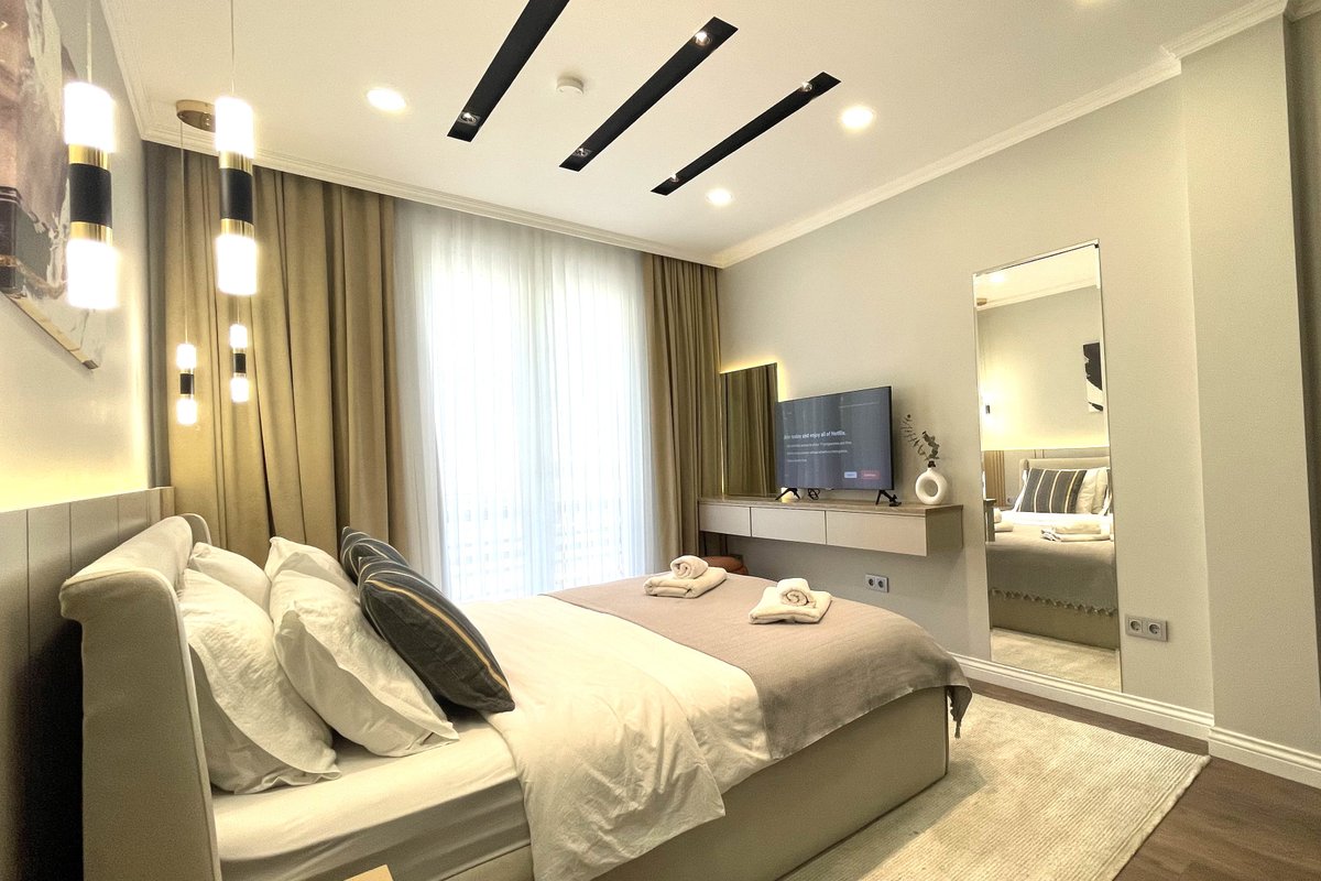 New Fully Equipped 3+1 in Taksim Square with A/C