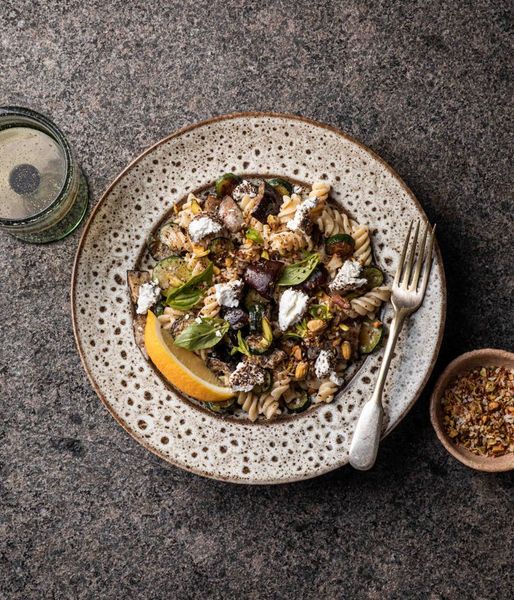 Photo of Vegetarian Aubergine & Pistachio Pasta