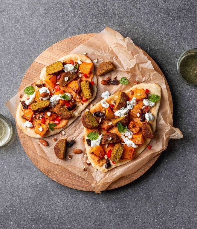 Photo of Middle Eastern Falafel Flatbread