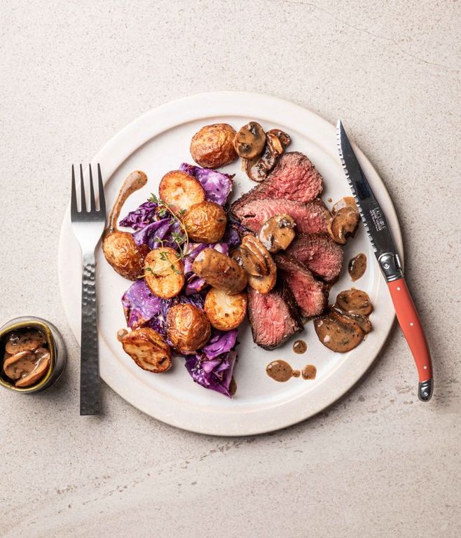 Photo of Mushroom Sauce & Beef Rump